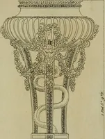 An illustration from Catalogue des vases, colonnes, tables de marbres rares, figures de bronze ... & autres effets importants qui composent le cabinet de feu M. le duc d'Aumont (1782)