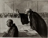 An illustration from Catalogue de tableaux modernes de premier ordre, pastels, aquarelles, dessins : œuvres importantes de: Besnard, Bonvin, Carriere, Cazin, Corot, Daubigny, Daumier, Degas, Diaz, Forain, Harpignies, Lebourg, Meissonier, Millet, Monet, Puvis de Chavannes, Théodore Rousseau, Renoir, Sisley, etc.; sculptures par Barye, Carriés, Dalou, Gémito, Rodin (1897)
