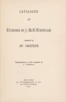 An illustration from Catalogue of etchings by J. McN. Whistler : supplementary to that compiled by F. Wedmore (1902)