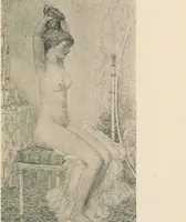 An illustration from Catalogue of the exhibition of paintings by Ten American painters, April 11 to May 3, 1908 (1908)