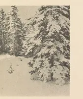 An illustration from Catalogue of the exhibition of paintings by Ten American painters, April 11 to May 3, 1908 (1908)