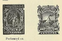 An illustration from A catalogue for advanced collectors of postage stamps, stamped envelopes and wrappers; (1890)