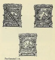 An illustration from A catalogue for advanced collectors of postage stamps, stamped envelopes and wrappers; (1890)