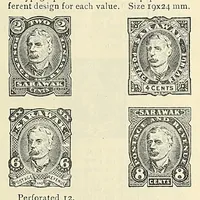 An illustration from A catalogue for advanced collectors of postage stamps, stamped envelopes and wrappers; (1890)