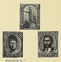 An illustration from A catalogue for advanced collectors of postage stamps, stamped envelopes and wrappers; (1890)