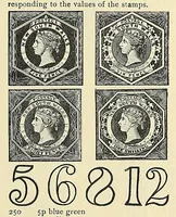 An illustration from A catalogue for advanced collectors of postage stamps, stamped envelopes and wrappers; (1890)