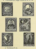 An illustration from A catalogue for advanced collectors of postage stamps, stamped envelopes and wrappers; (1890)