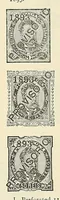 An illustration from A catalogue for advanced collectors of postage stamps, stamped envelopes and wrappers; (1890)