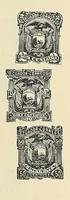 An illustration from A catalogue for advanced collectors of postage stamps, stamped envelopes and wrappers; (1890)