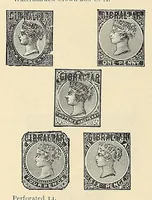 An illustration from A catalogue for advanced collectors of postage stamps, stamped envelopes and wrappers; (1890)