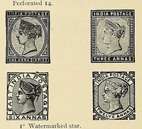 An illustration from A catalogue for advanced collectors of postage stamps, stamped envelopes and wrappers; (1890)
