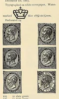 An illustration from A catalogue for advanced collectors of postage stamps, stamped envelopes and wrappers; (1890)