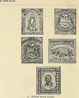 An illustration from A catalogue for advanced collectors of postage stamps, stamped envelopes and wrappers; (1890)