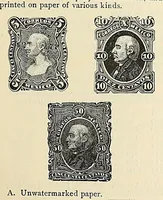 An illustration from A catalogue for advanced collectors of postage stamps, stamped envelopes and wrappers; (1890)