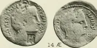 An illustration from Catalogue of the Greek coins of Arabia, Mesopotamia and Persia (Nabataea, Arabia Provincia, S. Arabia, Mesopotamia, Babylonia, Assyria, Persia, Alexandrine empire of the East, Persis, Elymais, Characene / by George Francis Hill ... With a map and fifty-five plates (1922)