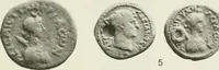 An illustration from Catalogue of the Greek coins of Arabia, Mesopotamia and Persia (Nabataea, Arabia Provincia, S. Arabia, Mesopotamia, Babylonia, Assyria, Persia, Alexandrine empire of the East, Persis, Elymais, Characene / by George Francis Hill ... With a map and fifty-five plates (1922)