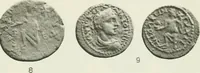 An illustration from Catalogue of the Greek coins of Arabia, Mesopotamia and Persia (Nabataea, Arabia Provincia, S. Arabia, Mesopotamia, Babylonia, Assyria, Persia, Alexandrine empire of the East, Persis, Elymais, Characene / by George Francis Hill ... With a map and fifty-five plates (1922)