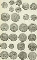 An illustration from Catalogue of the Greek coins of Arabia, Mesopotamia and Persia (Nabataea, Arabia Provincia, S. Arabia, Mesopotamia, Babylonia, Assyria, Persia, Alexandrine empire of the East, Persis, Elymais, Characene / by George Francis Hill ... With a map and fifty-five plates (1922)