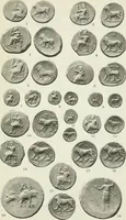 An illustration from Catalogue of the Greek coins of Arabia, Mesopotamia and Persia (Nabataea, Arabia Provincia, S. Arabia, Mesopotamia, Babylonia, Assyria, Persia, Alexandrine empire of the East, Persis, Elymais, Characene / by George Francis Hill ... With a map and fifty-five plates (1922)