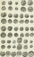 An illustration from Catalogue of the Greek coins of Arabia, Mesopotamia and Persia (Nabataea, Arabia Provincia, S. Arabia, Mesopotamia, Babylonia, Assyria, Persia, Alexandrine empire of the East, Persis, Elymais, Characene / by George Francis Hill ... With a map and fifty-five plates (1922)