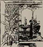 An illustration from Catalogue: loan exhibition of foreign and Canadian pictures, shown under the auspices of the Women's Art Association of Canada, in the New Galleries, 594 Jarvis Street, from February 10th to 22nd, 1913. (1913)