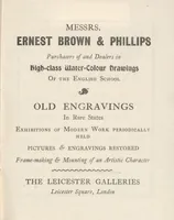 An illustration from Catalogue of the Mortimer Menpes collection of etchings, dry points and lithographs, by J. McNeill Whistler, exhibited at the Leicester Galleries, Leicester Square, London (1903)