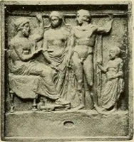 An illustration from Catalogue of plaster reproductions from antique, medieval and modern sculpture : subjects suitable for schools, libraries, and homes. (1911)
