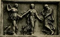 An illustration from Catalogue of plaster reproductions from antique, medieval and modern sculpture : subjects suitable for schools, libraries, and homes. (1911)