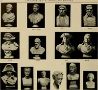 An illustration from Catalogue of plaster reproductions from antique, medieval and modern sculpture : subjects suitable for schools, libraries, and homes. (1911)