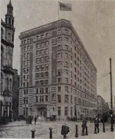 An illustration from Catalogue of the architectural exhibition, Boston Architectural Club and Boston Society of Architects: St. Botolph Club, 2 Newbury Street, from May 22nd to June 3rd, 1899 (1899)