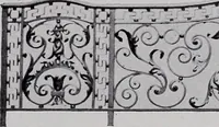 An illustration from Catalogue of the architectural exhibition, Boston Architectural Club and Boston Society of Architects: St. Botolph Club, 2 Newbury Street, from May 22nd to June 3rd, 1899 (1899)