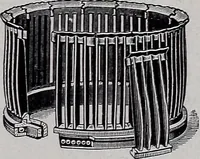 An illustration from Catalogue of the architectural exhibition, Boston Architectural Club and Boston Society of Architects: St. Botolph Club, 2 Newbury Street, from May 22nd to June 3rd, 1899 (1899)