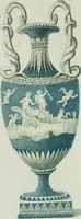 An illustration from Catalogue of cameos, intaglios, medals, bas-reliefs, busts and small statues : with a general account of tablets, vases, ecritoires, and other ornamental and useful articles : the whole formed in different kinds of porcelain and terra cotta, chiefly after the antique, and the finest models of modern artists (1787)