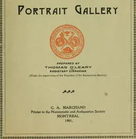 An illustration from Catalogue of the Château Ramezay museum and portrait gallery / prepared by Thomas O'Leary, assistant librarian (under the supervision of the president of the Antiquarian society) (1901)