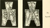 An illustration from Catalogue of Chinese coins from the VIIth cent. B. C., to A. D. 621. including the series in the Britis Museum (1892)