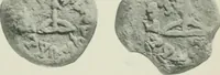 An illustration from Catalogue of the coins of the Andhra dynasty, the Western Ksatrapas, the Traikutaka dynasty, and the "Bodhi" dynasty (1908)