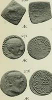 An illustration from Catalogue of the coins of the Andhra dynasty, the Western Ksatrapas, the Traikutaka dynasty, and the "Bodhi" dynasty (1908)