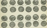 An illustration from Catalogue of the coins of the Andhra dynasty, the Western Ksatrapas, the Traikutaka dynasty, and the "Bodhi" dynasty (1908)