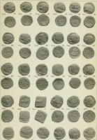 An illustration from Catalogue of the coins of the Andhra dynasty, the Western Ksatrapas, the Traikutaka dynasty, and the "Bodhi" dynasty (1908)