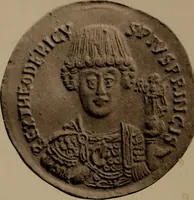 An illustration from Catalogue of the coins of the Vandals, Ostrogoths and Lombards, and of the empires of Thessalonica, Nicaea and Trebizond in the British museum (1911)