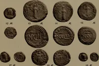 An illustration from Catalogue of the coins of the Vandals, Ostrogoths and Lombards, and of the empires of Thessalonica, Nicaea and Trebizond in the British museum (1911)