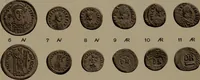 An illustration from Catalogue of the coins of the Vandals, Ostrogoths and Lombards, and of the empires of Thessalonica, Nicaea and Trebizond in the British museum (1911)