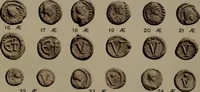 An illustration from Catalogue of the coins of the Vandals, Ostrogoths and Lombards, and of the empires of Thessalonica, Nicaea and Trebizond in the British museum (1911)