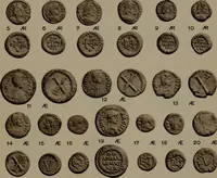 An illustration from Catalogue of the coins of the Vandals, Ostrogoths and Lombards, and of the empires of Thessalonica, Nicaea and Trebizond in the British museum (1911)