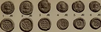 An illustration from Catalogue of the coins of the Vandals, Ostrogoths and Lombards, and of the empires of Thessalonica, Nicaea and Trebizond in the British museum (1911)