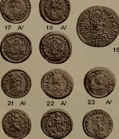 An illustration from Catalogue of the coins of the Vandals, Ostrogoths and Lombards, and of the empires of Thessalonica, Nicaea and Trebizond in the British museum (1911)