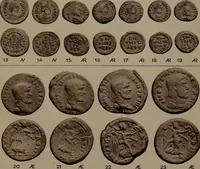 An illustration from Catalogue of the coins of the Vandals, Ostrogoths and Lombards, and of the empires of Thessalonica, Nicaea and Trebizond in the British museum (1911)