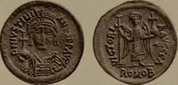 An illustration from Catalogue of the coins of the Vandals, Ostrogoths and Lombards, and of the empires of Thessalonica, Nicaea and Trebizond in the British museum (1911)