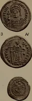 An illustration from Catalogue of the coins of the Vandals, Ostrogoths and Lombards, and of the empires of Thessalonica, Nicaea and Trebizond in the British museum (1911)