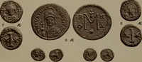 An illustration from Catalogue of the coins of the Vandals, Ostrogoths and Lombards, and of the empires of Thessalonica, Nicaea and Trebizond in the British museum (1911)